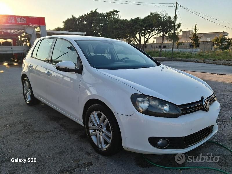 Usata VW Golf VI Highline 2010 Bianco Utilitaria