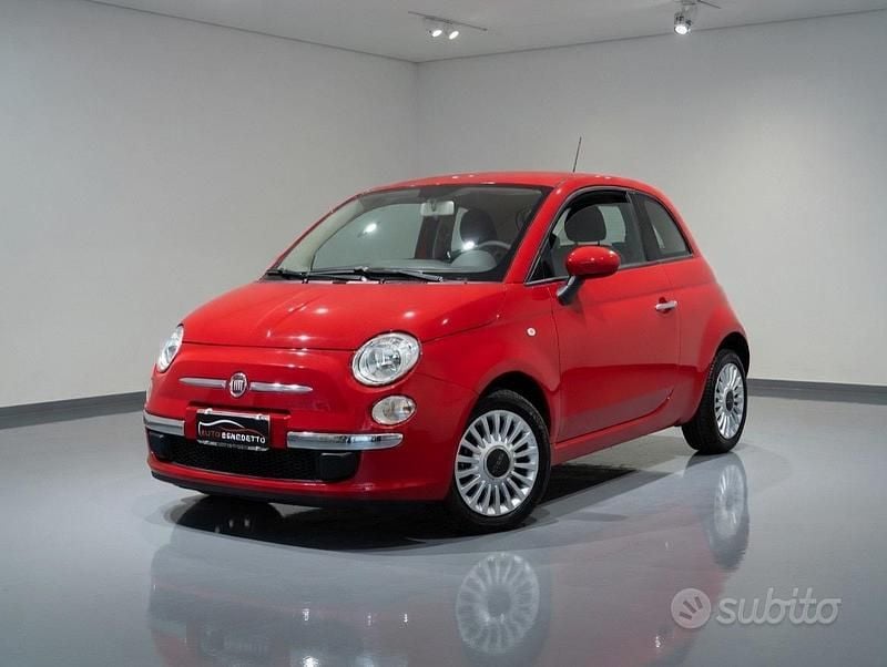 Usata Fiat 500 Lounge 69 CV (50 kW) 2010 Rosso Berlina