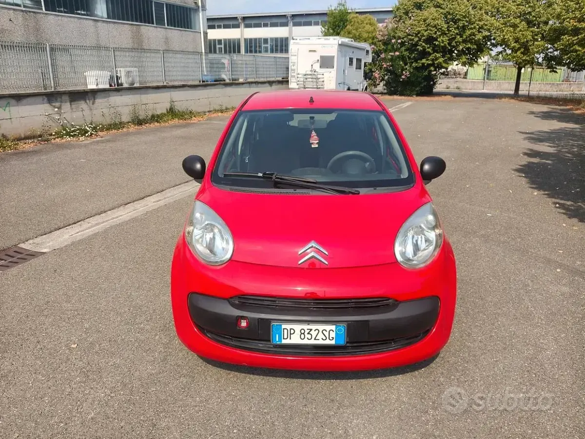 Usata Citroën C1 68 CV (50 kW) 2008 Rosso Utilitaria