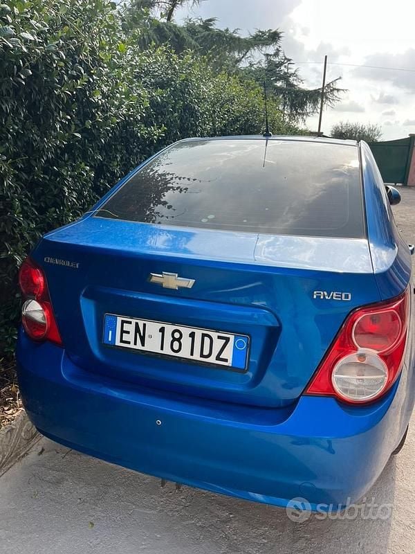 Usata Chevrolet Aveo LT 86 CV (63 kW) 2011 Blu Berlina