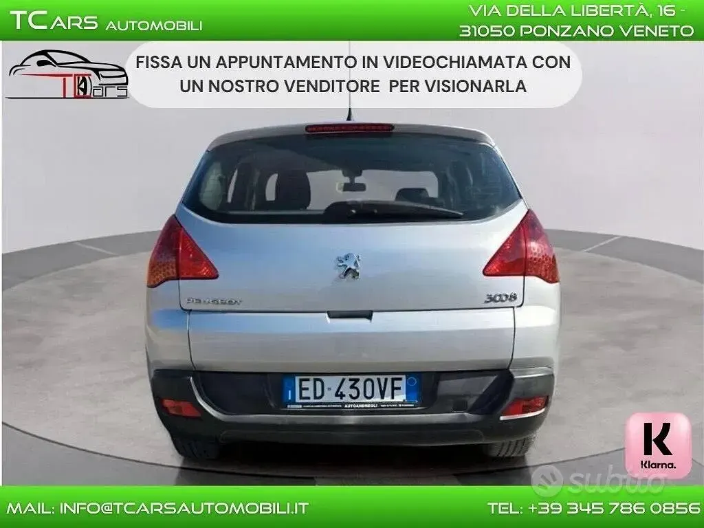 Usata Peugeot 3008 112 CV (82 kW) 2011 Grigio Station wagon