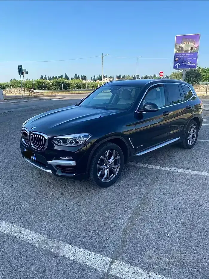 Usata BMW X3 xLine 190 CV (139 kW) 2018 Nero SUV