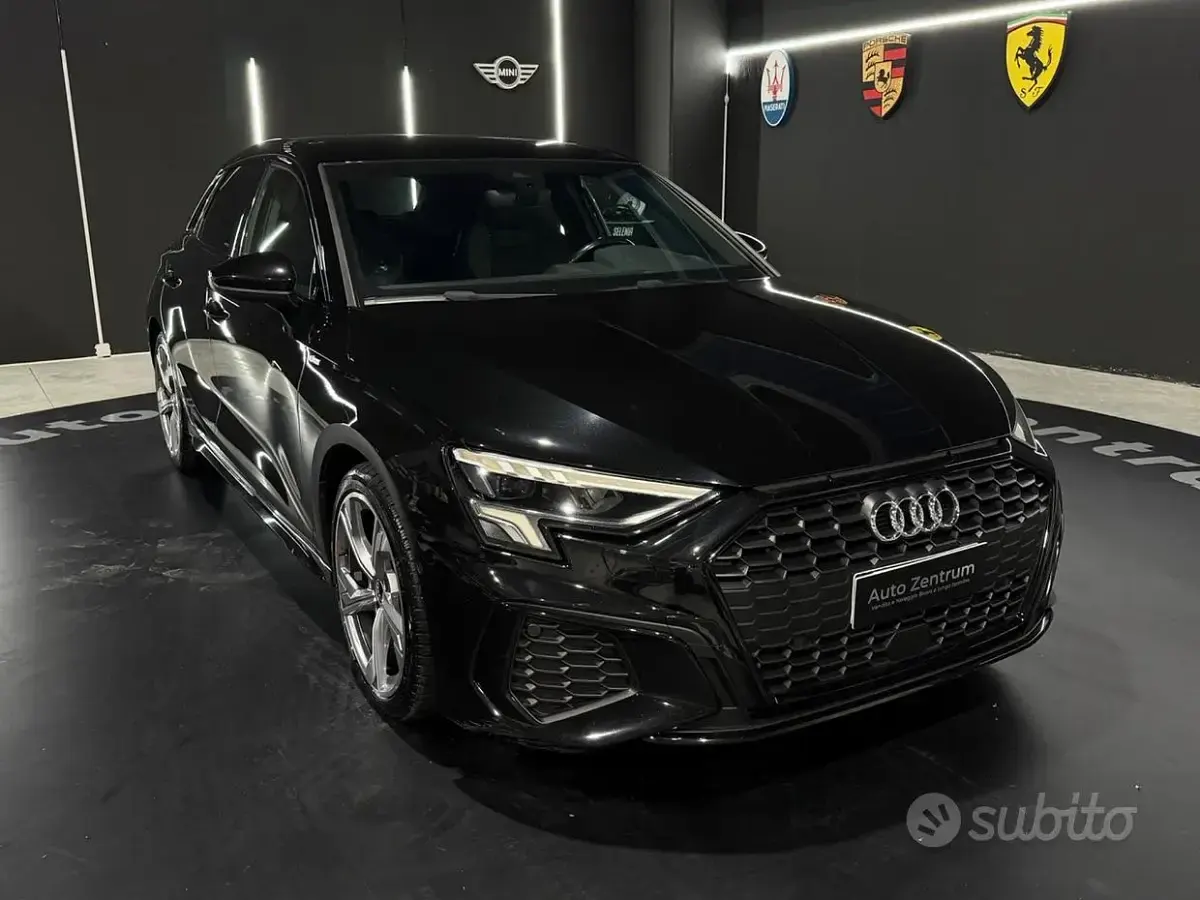 Usata Audi A3 S-Line 150 CV (110 kW) 2021 Nero Berlina