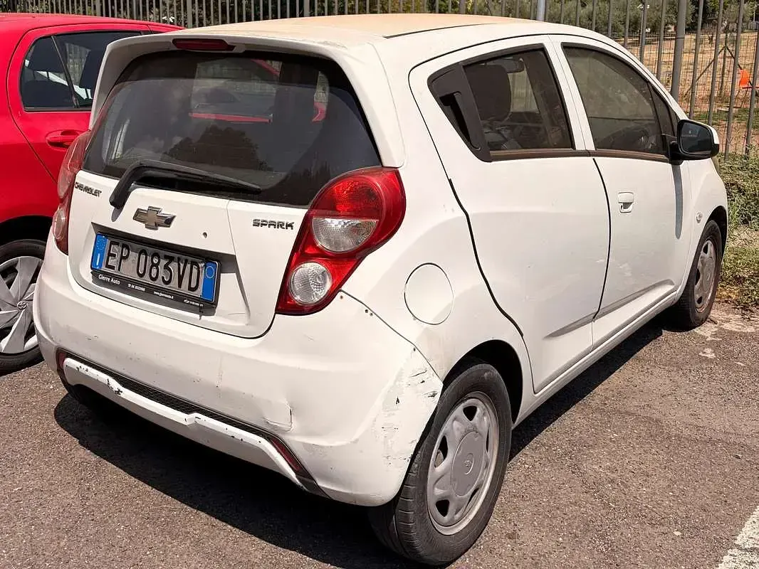 Usata Chevrolet Spark LS 68 CV (50 kW) 2013 Bianco Utilitaria
