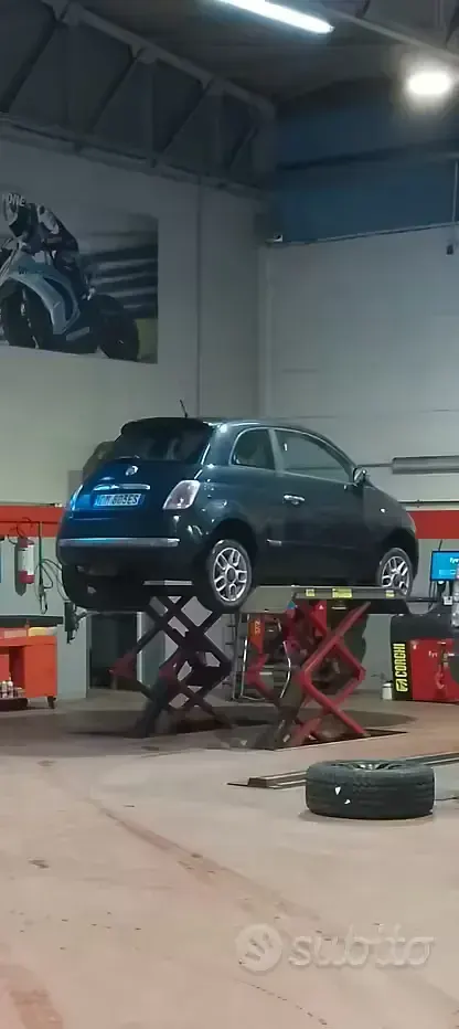 Usata Fiat 500 75 CV (55 kW) 2008 Blu Berlina