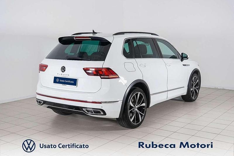 Usata VW Tiguan R-line 150 CV (110 kW) 2022 Bianco SUV