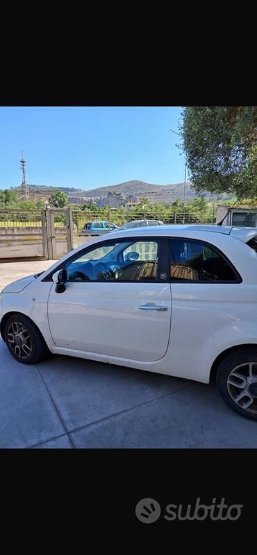 Usata Fiat 500 95 CV (69 kW) 2012 Bianco Berlina