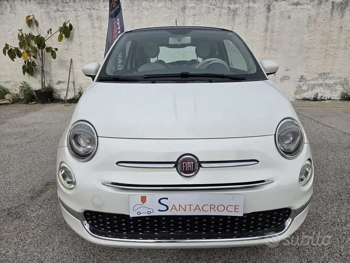 Usata Fiat 500 Easy 69 CV (50 kW) 2018 Bianco Berlina