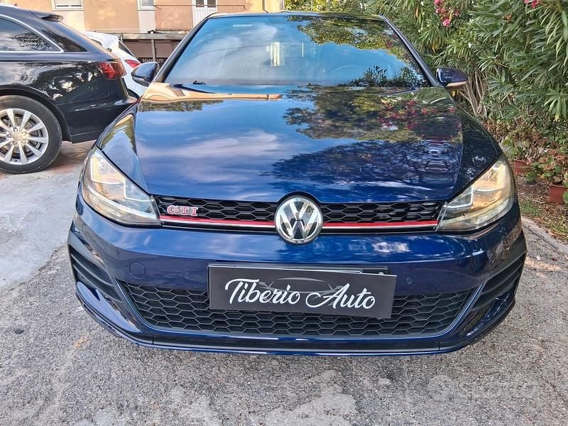 Usata VW Golf GTI 245 CV (180 kW) 2019 Blu Berlina