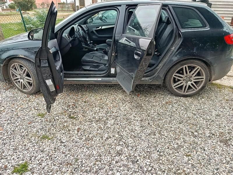 Usata Audi A3 S-Line 170 CV (125 kW) 2009 Nero Utilitaria