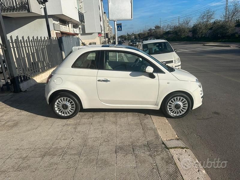 Usata Fiat 500 95 CV (69 kW) 2011 Bianco Berlina