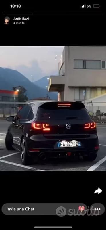 Usata VW Golf VI GTI 280 CV (205 kW) 2010 Nero Utilitaria