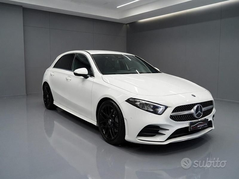 Usata Mercedes A180 Premium 116 CV (85 kW) 2019 Bianco Berlina
