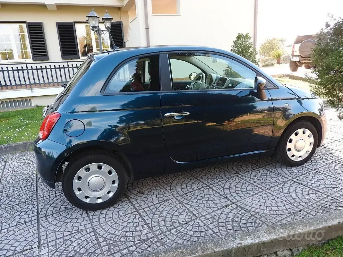 Usata Fiat 500 69 CV (50 kW) 2017 Blu Berlina