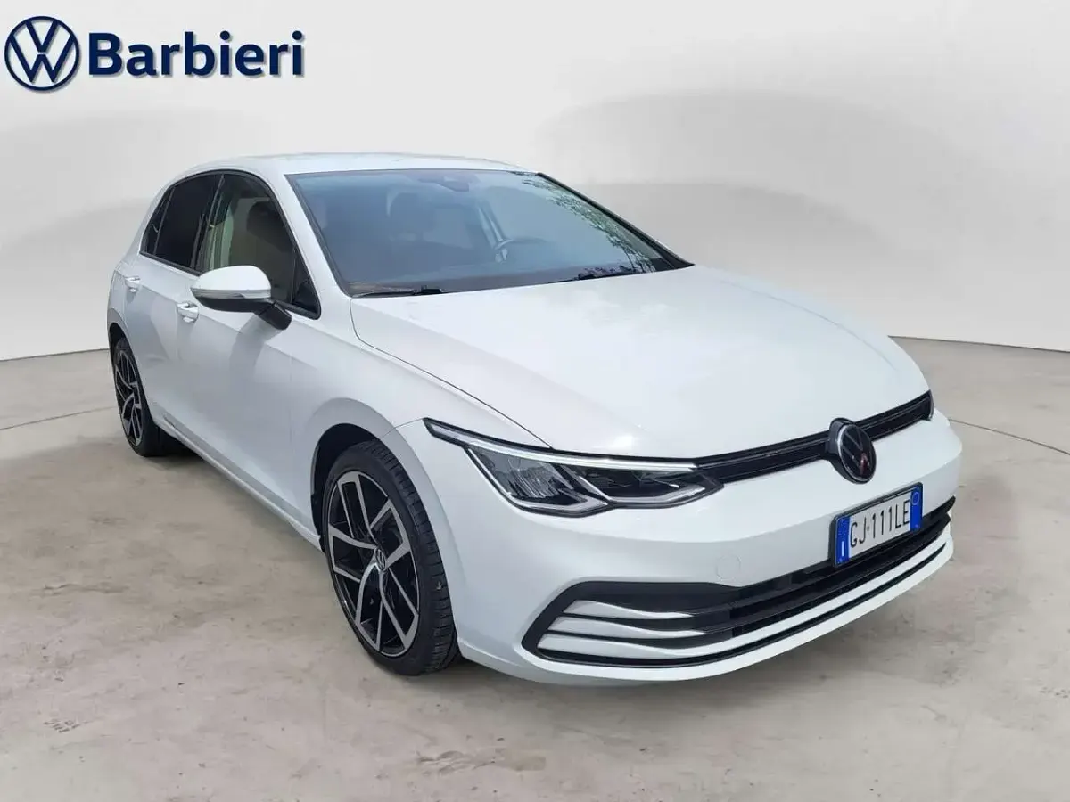 Usata VW Golf VII Life 150 CV (110 kW) 2020 Bianco Berlina