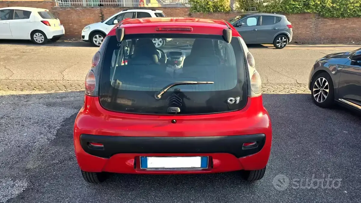 Usata Citroën C1 68 CV (50 kW) 2008 Rosso Utilitaria