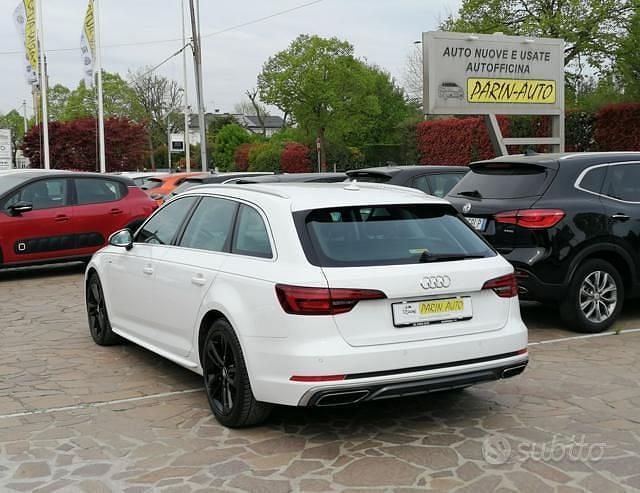 Occasion Audi A4 S-Line 150 PK (110 kW) 2019 Wit Stationwagen