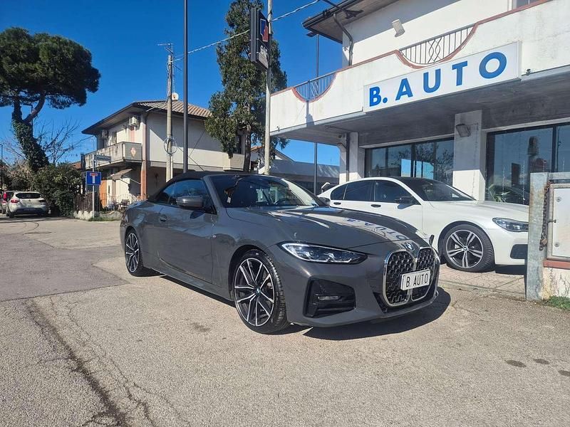 Usata BMW 420 M Sport 184 CV (135 kW) 2021 Grigio Cabrio