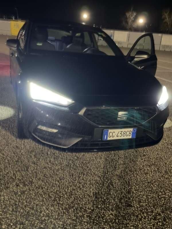 Usata Seat Leon FR 150 CV (110 kW) 2021 Nero Berlina