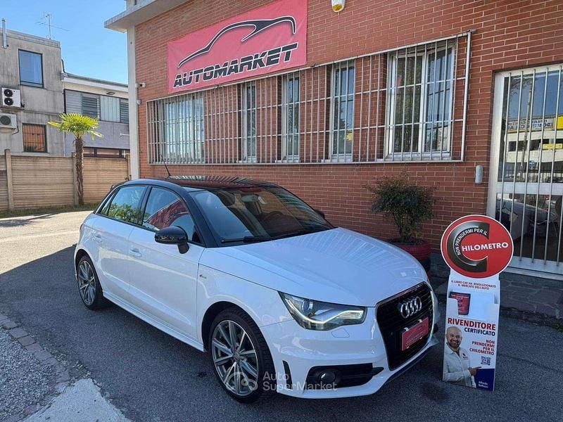 Usata Audi A1 Sportback S-Line 86 CV (63 kW) 2013 Bianco Utilitaria