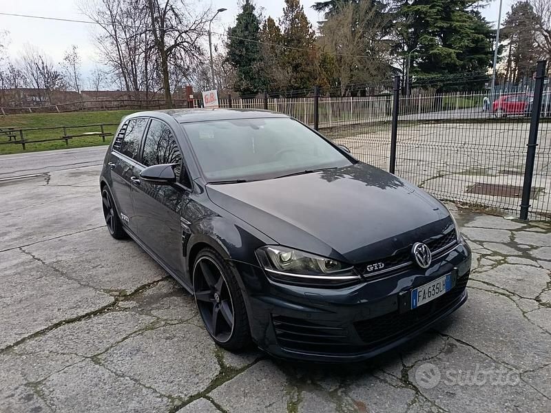 Usata VW Golf VII GTD 2014 Nero Utilitaria