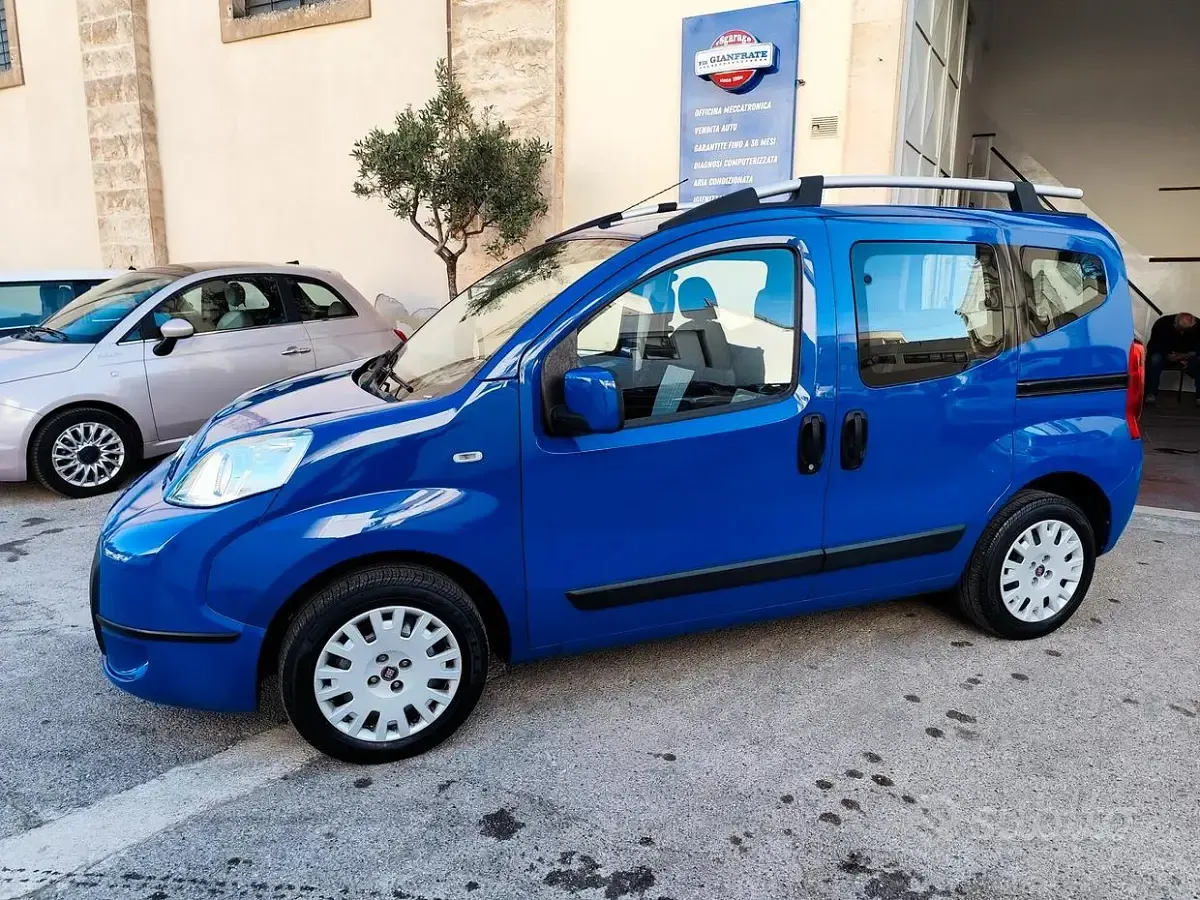 Usata Fiat Qubo Dynamic 73 CV (53 kW) 2010 Blu Monovolume