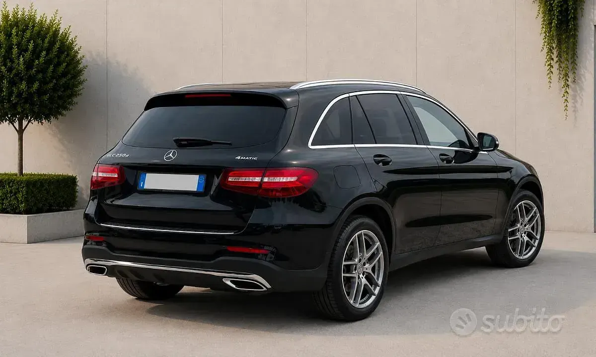 Usata Mercedes GLC250 Premium 204 CV (150 kW) 2018 Nero SUV