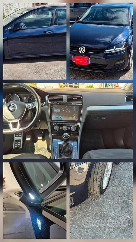Usata VW Golf VII Cup 2014 Blu Berlina