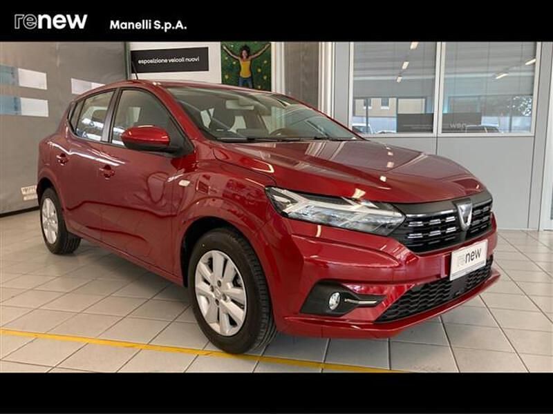 Rosso Usata 2022 Dacia Sandero Comfort | 12.900 € (Buon prezzo) - Immagine 1/4