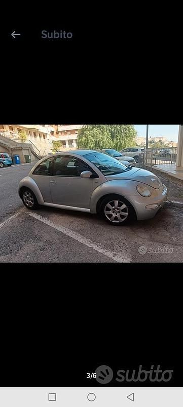 Usata VW New Beetle 101 CV (74 kW) 2003 Grigio Utilitaria