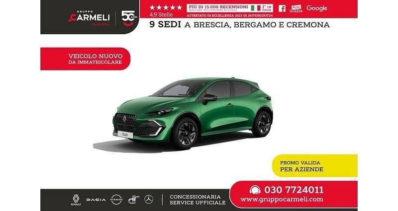 Ny Renault Clio V Techno 114 HK (83 kW) 2026 Grön Halvkombi