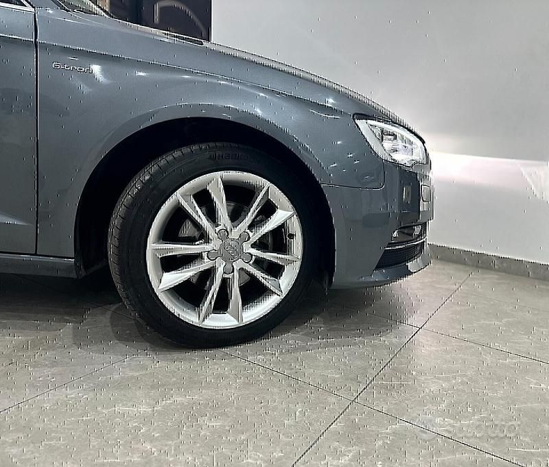 Usata Audi A3 Ambition 110 CV (80 kW) 2015 Grigio Berlina
