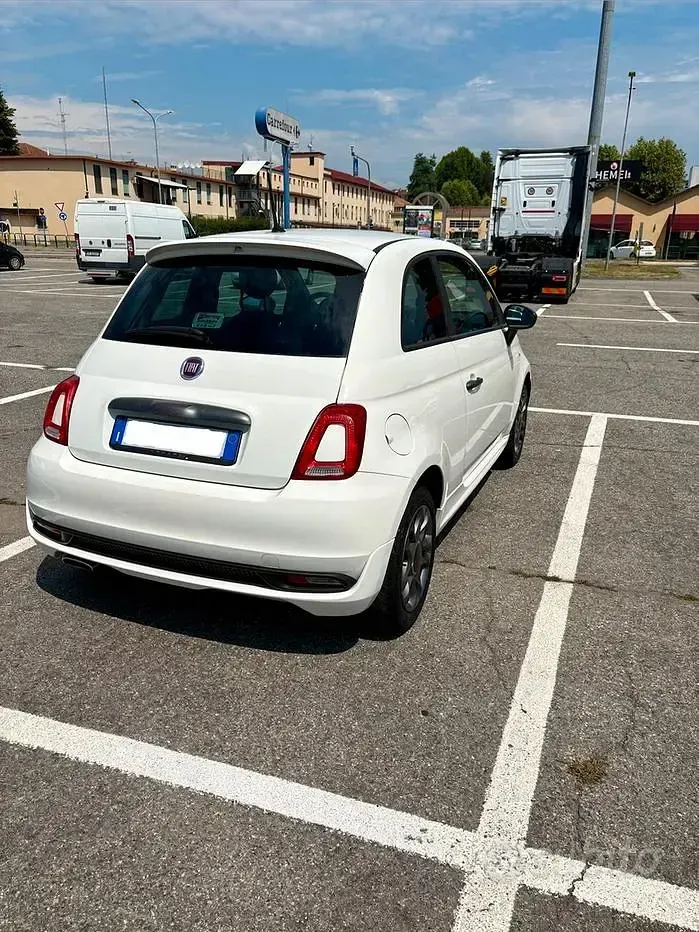 Usata Fiat 500S 95 CV (69 kW) 2017 Bianco Utilitaria