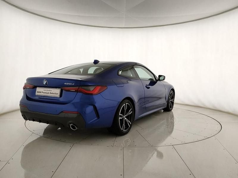 Usata BMW 420 M Sport 190 CV (139 kW) 2022 Azzurro Coupé