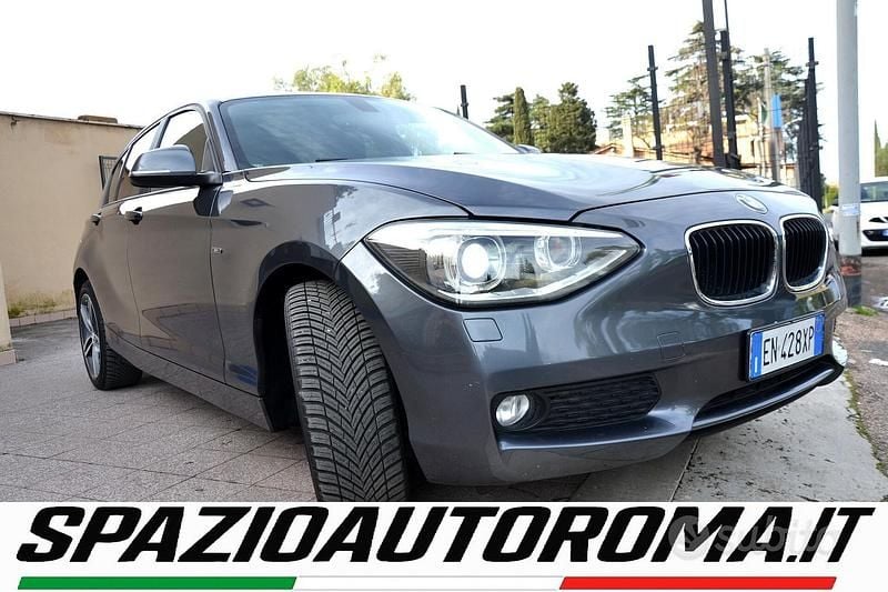 Usata BMW 120 Sport Line 184 CV (135 kW) 2012 Grigio Utilitaria