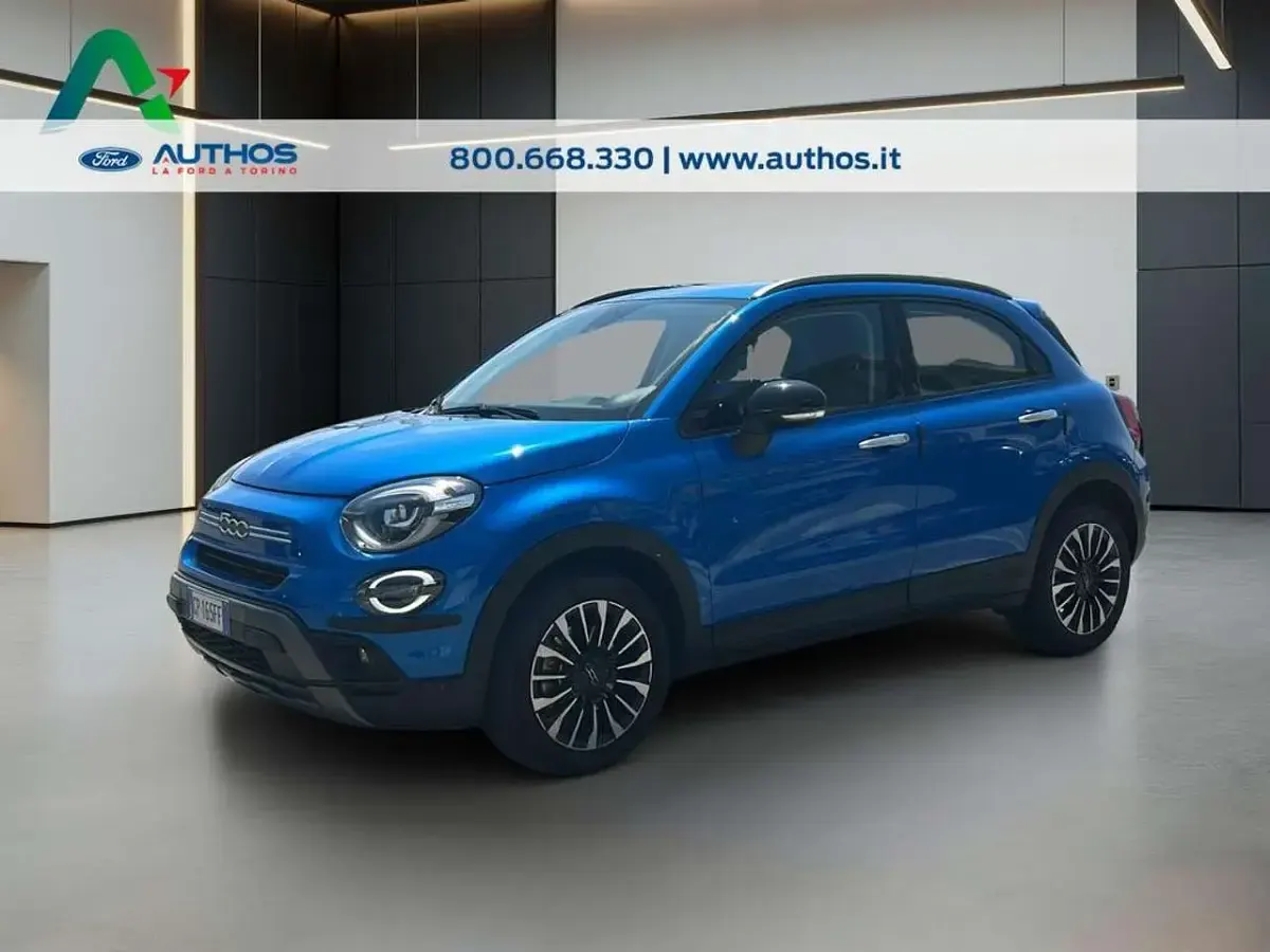 Usata Fiat 500X Red 131 CV (96 kW) 2023 Blu SUV