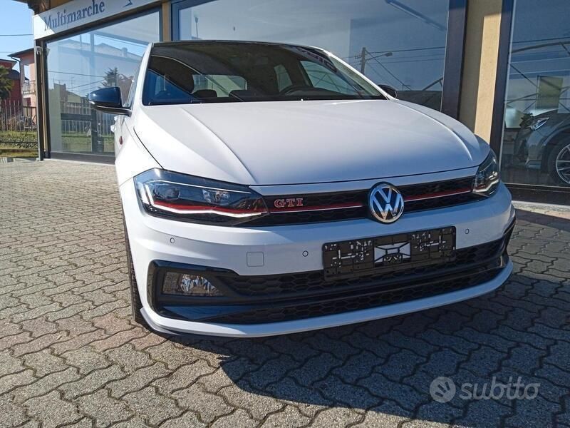 Usata VW Polo GTI 199 CV (146 kW) 2019 Bianco Berlina