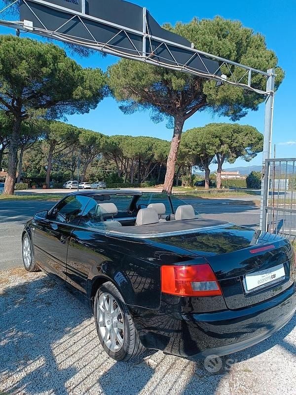 Usata Audi A4 Cabriolet 163 CV (119 kW) 2005 Nero Cabrio