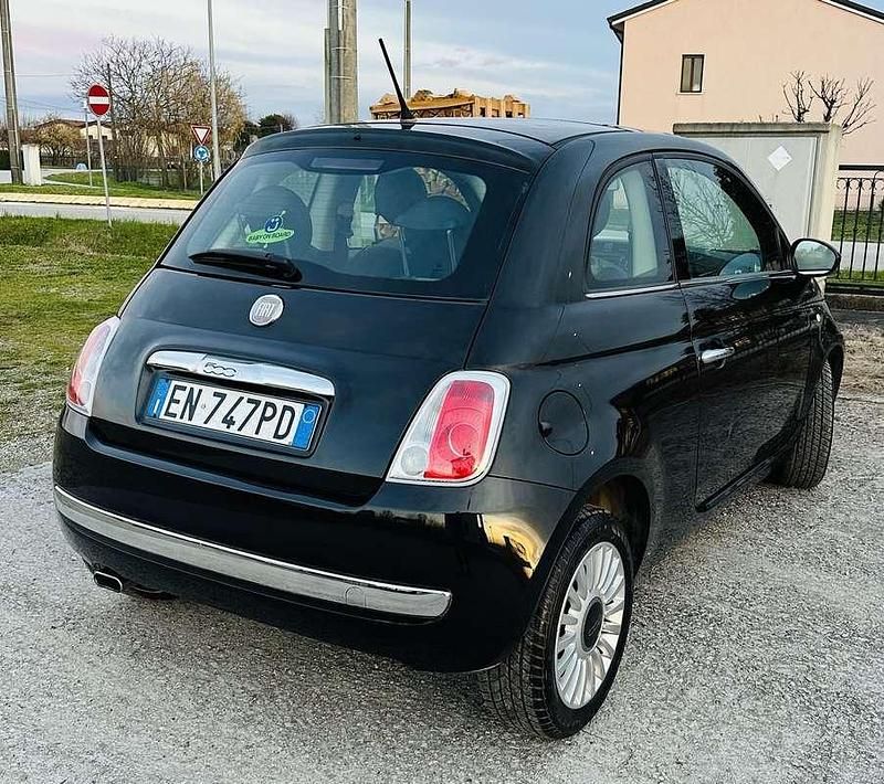 Usata Fiat 500 Lounge 95 CV (69 kW) 2012 Nero Utilitaria
