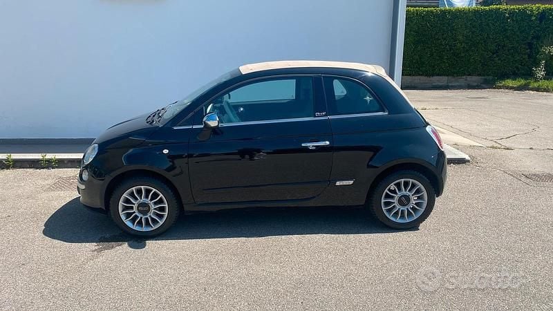Usata Fiat 500C Lounge 69 CV (50 kW) 2013 Nero Cabrio