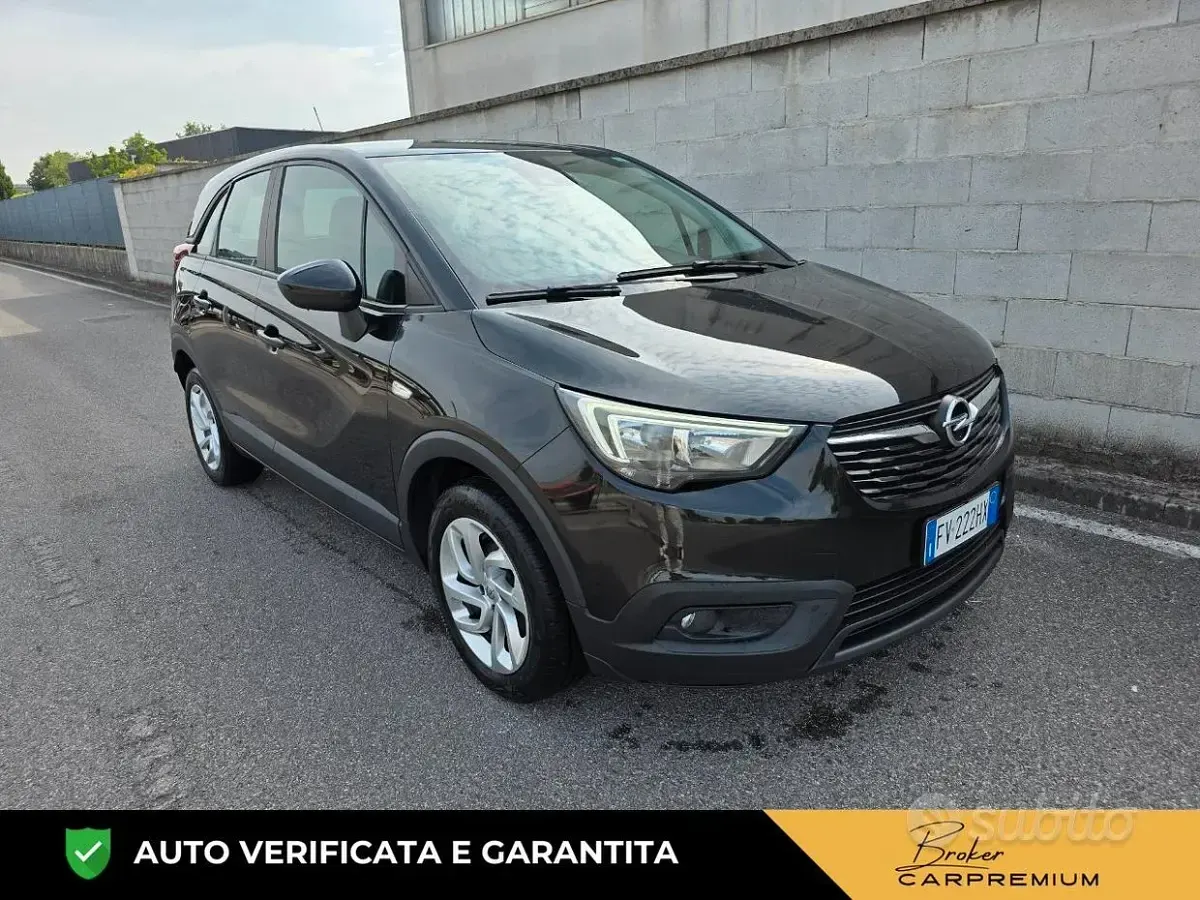 Usata Opel Crossland X S 102 CV (75 kW) 2019 Nero SUV