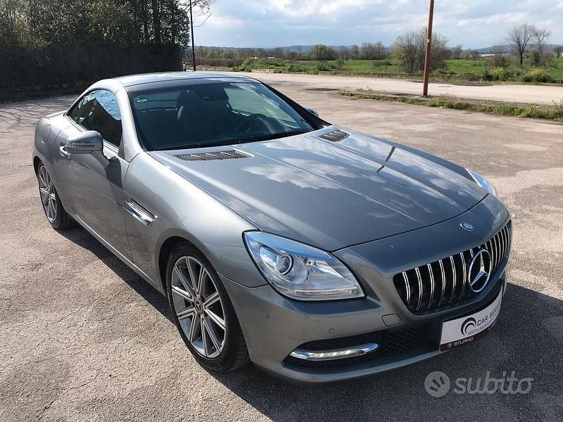 Usata Mercedes SLK200 Premium 184 CV (135 kW) 2012 Grigio Cabrio