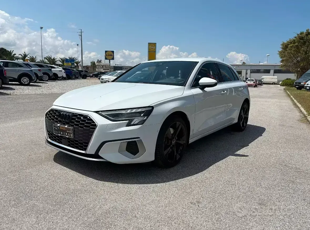 Usata Audi A3 116 CV (85 kW) 2021 Bianco Berlina