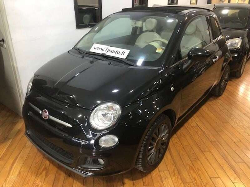Usata Fiat 500 Lounge 69 CV (50 kW) 2014 Nero Cabrio