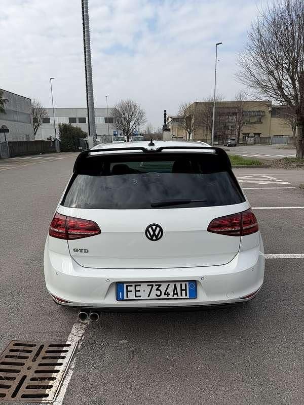Usata VW Golf VII GTD 184 CV (135 kW) 2016 Bianco