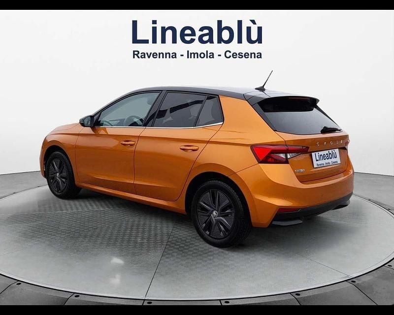 Usata Skoda Fabia Style 80 CV (58 kW) 2023 Arancione Berlina