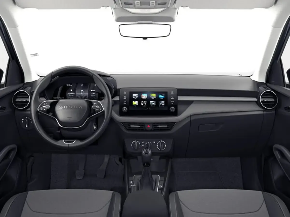 Nuova Skoda Fabia 116 CV (85 kW) 2026 Grigio graphite metallizzato nero tulipa Utilitaria
