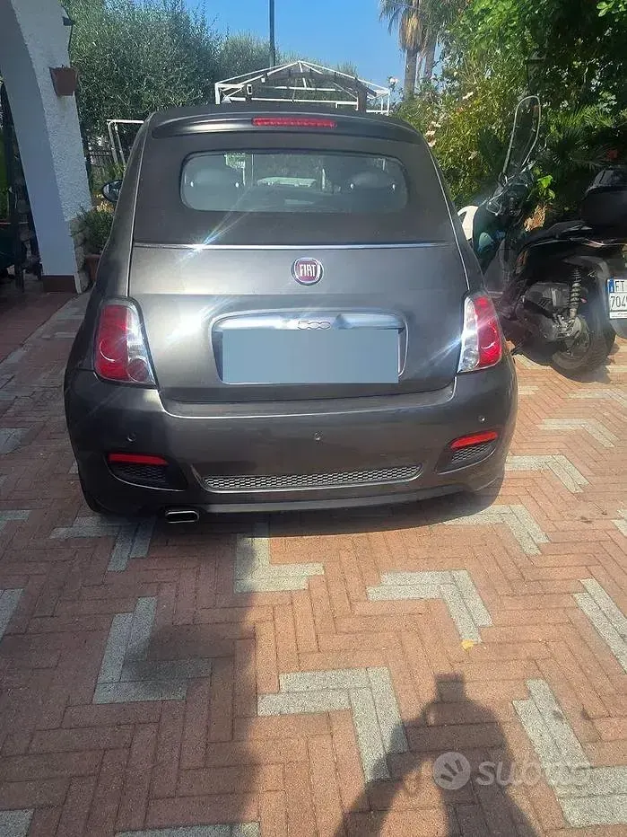 Usata Fiat 500 95 CV (69 kW) 2016 Grigio Cabrio