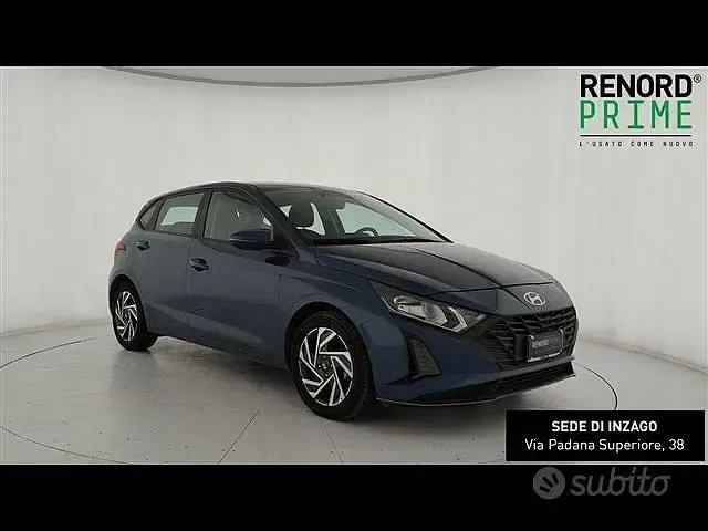 Usata Hyundai i20 79 CV (58 kW) 2024 Blu scuro Utilitaria