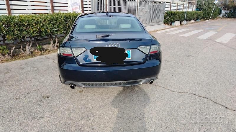 Usata Audi A5 S-Line 190 CV (139 kW) 2008 Blu Coupé